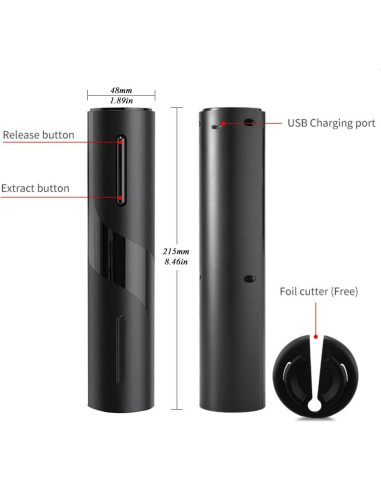 Abridor de Botellas de Vino Eléctrico AIKARO Recargable