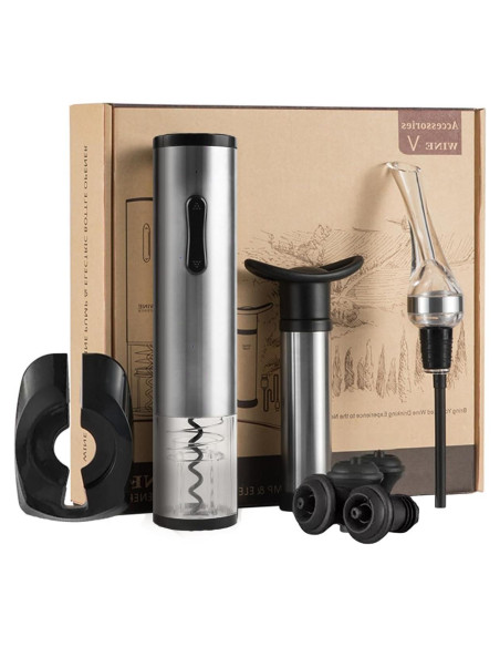 Juego de Abridor de Vino Eléctrico KOK con Accesorios Premium