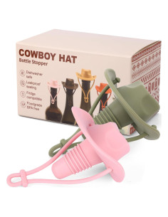 2 Tapones de Botella de Vino Sombrero de Vaquero Penitue