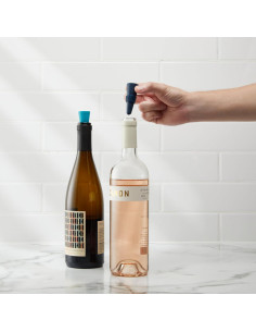Tapones de Botella de Vino Houdini Silicona Sello Hermético 2