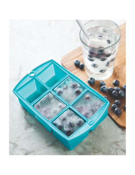 Bandeja de Hielo Mega Fox Run Silicona Verde Azulado