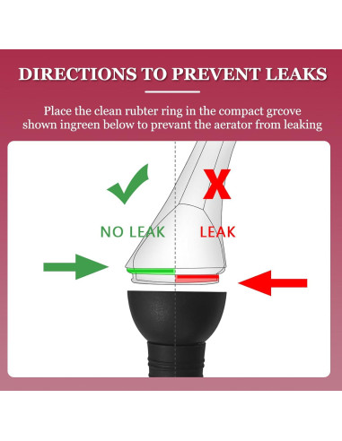 Aerador de Vino CORKAS 2-en-1 con Vertedor Antigoteo