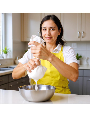 6 Bolsas de Leche de Nueces IANFAN 30.5x20.4 cm Nylon Reutilizables