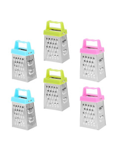 Mini Rallador de Queso Ipetboom 6 Piezas Acero Inoxidable