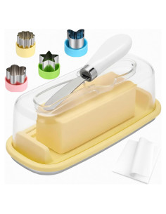 Plato para Mantequilla con Tapa Elegant Aura 2025 - Hermético 12.7 cm