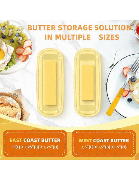 Plato para Mantequilla con Tapa Elegant Aura 2025 - Hermético 12.7 cm