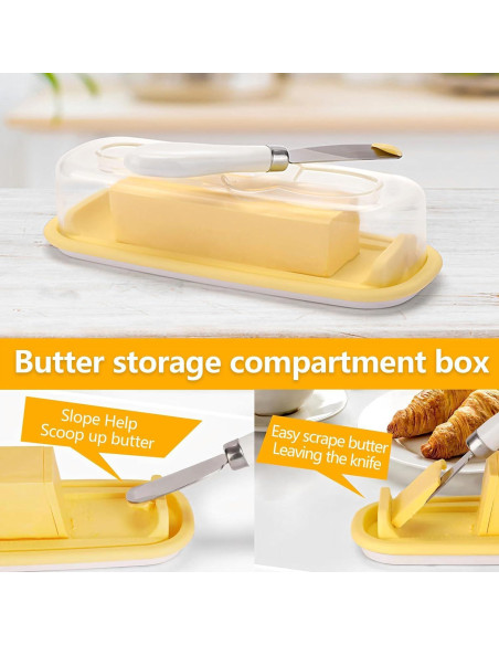 Plato para Mantequilla con Tapa Elegant Aura 2025 - Hermético 12.7 cm