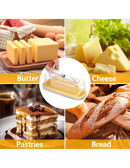 Plato para Mantequilla con Tapa Elegant Aura 2025 - Hermético 12.7 cm