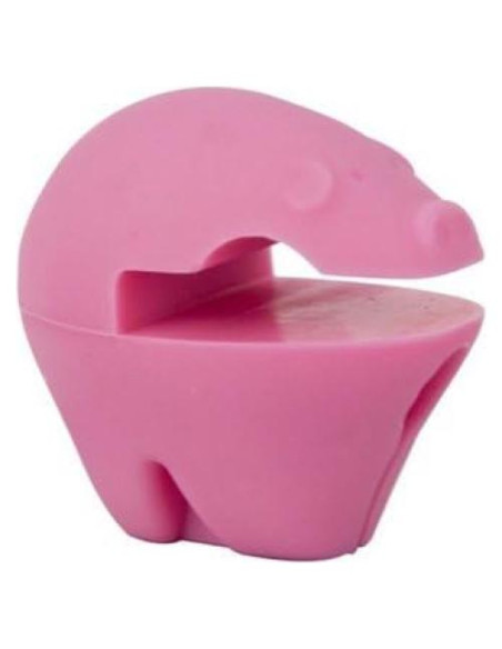 Clip de Olla de Cerdo Fox Run - Soporte para Cucharas Rosa