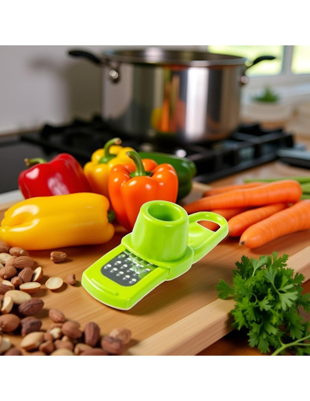 Rallador Mini Multifuncional Yxinjy Verde - Picador Manual Rallador Mini Multifuncional Yxinjy Verde - Picador Manual
