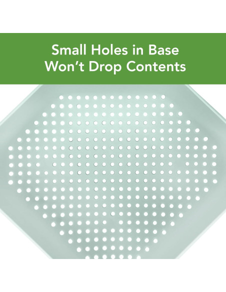 Colador Tovolo 3 Qt Libre de BPA Niebla Azul para Pasta y Verduras