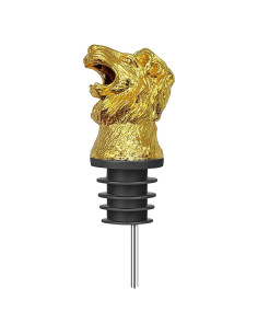 Vertedor de Vino León Dorado BLARYETI - Sin Goteo 3.5x10cm