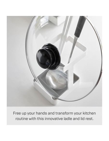 Soporte Organizador de Cocina Yamazaki Home Plate - Silicona y Polipropileno