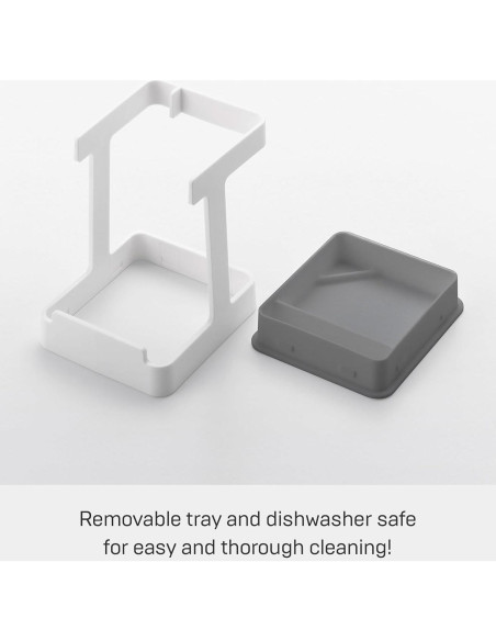 Soporte Organizador de Cocina Yamazaki Home Plate - Silicona y Polipropileno