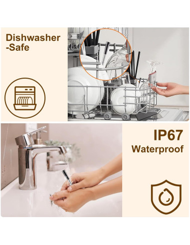 Termómetro de Carne Inalámbrico Newise con 2 Probetas Bluetooth