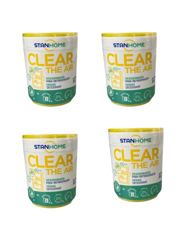 Desodorante para Refrigerador Stanhome 4 Pcs Carbón Activado