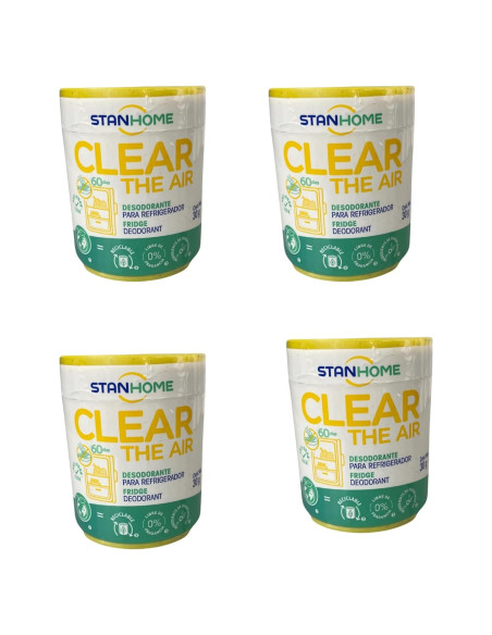 Desodorante para Refrigerador Stanhome 4 Pcs Carbón Activado