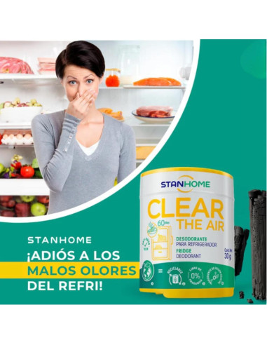 Desodorante para Refrigerador Stanhome 4 Pcs Carbón Activado