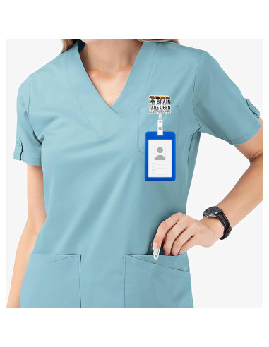 Portabotones Retráctil Bellrela con Clip de Cocodrilo 73.94cm