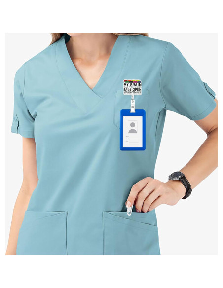 Portabotones Retráctil Bellrela con Clip de Cocodrilo 73.94cm