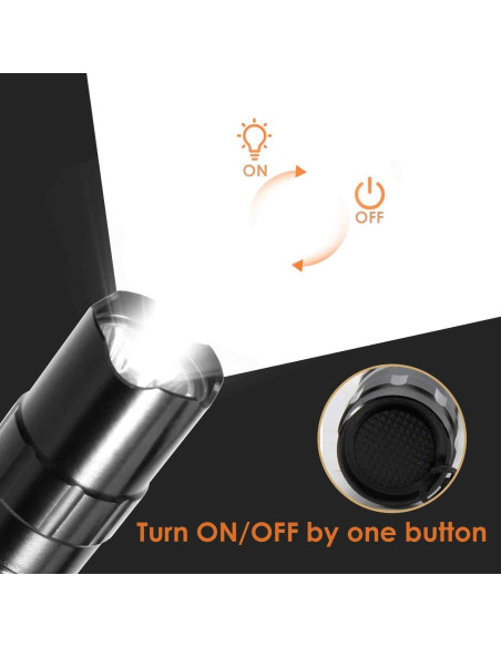 Linterna Táctica Mini LED Brilliante BRILLIRARE PL804-B