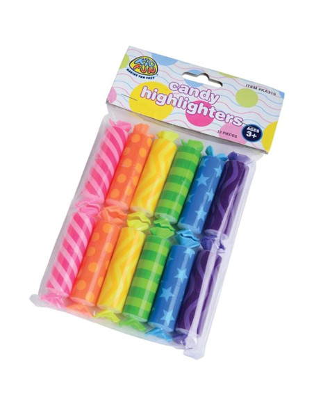 Lote de 12 Marcadores Aromatizados U.S. Toy Multicolor