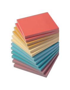 Notas Adhesivas Mr. Pen 7.62x7.62cm 12 Blocs 600 Hojas Colores
