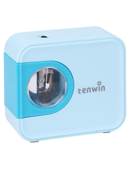 Sacapuntas Eléctrico Portátil Tenwin TW8316 Azul 6-8mm