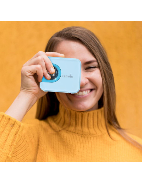 Sacapuntas Eléctrico Portátil Tenwin TW8316 Azul 6-8mm