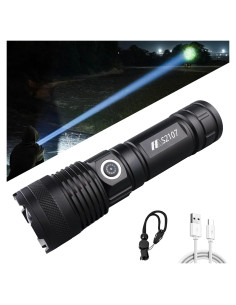 Linterna LED KINQILIN S2107 Recargable 3400mAh IP67 3 Modos