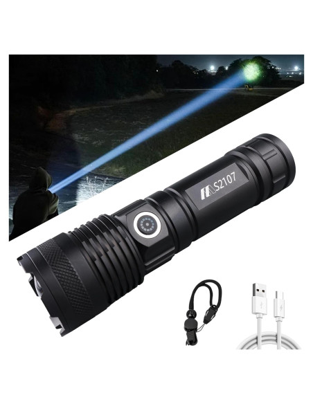 Linterna LED KINQILIN S2107 Recargable 3400mAh IP67 3 Modos