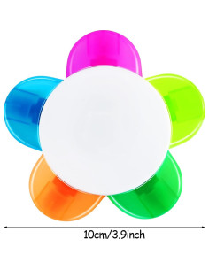 Marcadores en Forma de Pétalos Outus - 5 Colores Fluorescentes 2