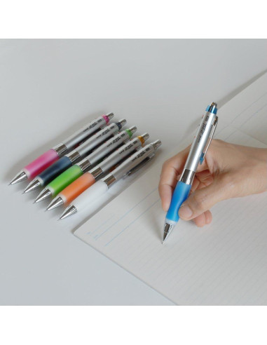 Lápiz Mecánico Uni Alpha-Gel Shaker Negro 0.5mm