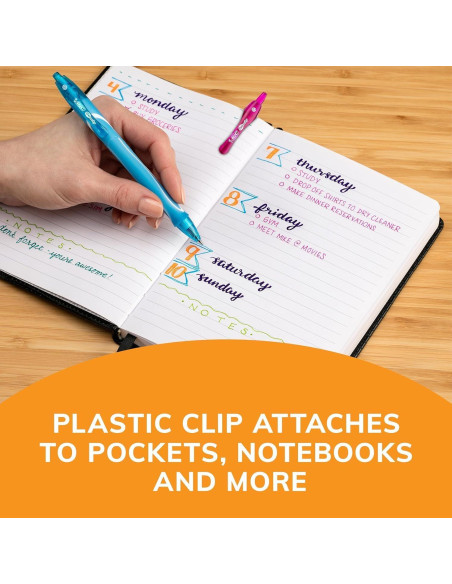 Bolígrafos de Gel BIC Gelocity Quick Dry - 16 Colores Variados Bolígrafos de Gel BIC Gelocity Quick Dry - 16 Colores Variados