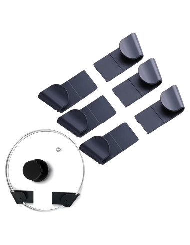 Juego de Organizadores de Tapas de Olla VWONST, 3 Soportes Ajustables