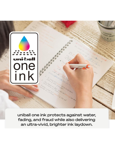 Bolígrafo Gel Retráctil Uniball uniONE 0.7 mm Surtido 8 Unidades