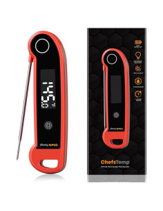 Termómetro Digital Instantáneo ChefsTemp X10 Lite para Carne Rojo