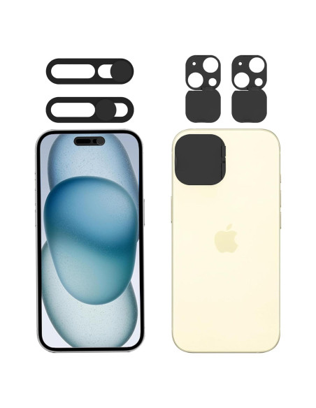 Cubierta de Privacidad EYSOFT para iPhone 15/15 Plus - 2 Pack