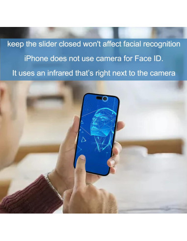 Cubierta de Privacidad EYSOFT para iPhone 15/15 Plus - 2 Pack