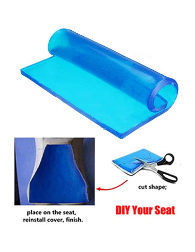 Almohadilla de Gel LisylineAuto para Asiento de Motocicleta 30x30cm