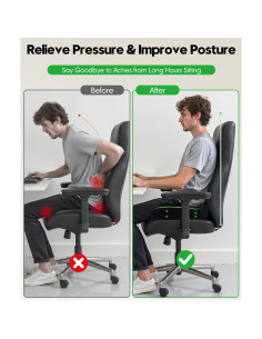 Cojín Ergonómico Irosiy para Silla de Oficina - Alivio de Presión 2