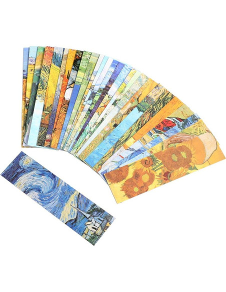 30 Marcadores de Papel YOSCO para Amantes de Libros