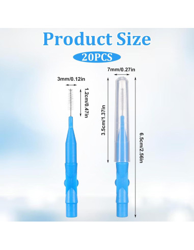 Kit de Limpieza para Teléfonos Móviles Aphumedc - 20 Cepillos Azul