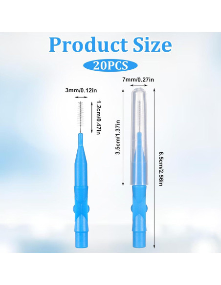 Kit de Limpieza para Teléfonos Móviles Aphumedc - 20 Cepillos Azul
