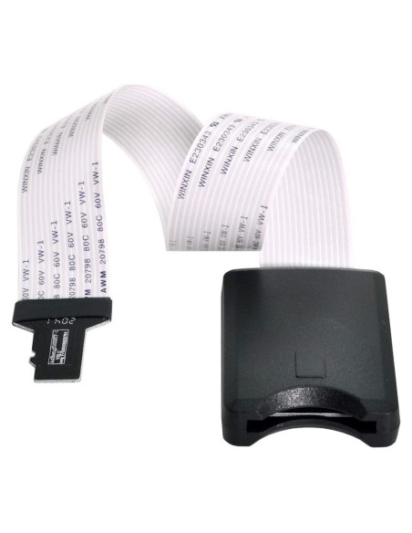 Cable Extensión Micro-SD TF Macho a Hembra 25cm cablecc