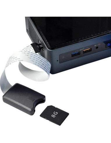 Cable Extensión Micro-SD TF Macho a Hembra 25cm cablecc