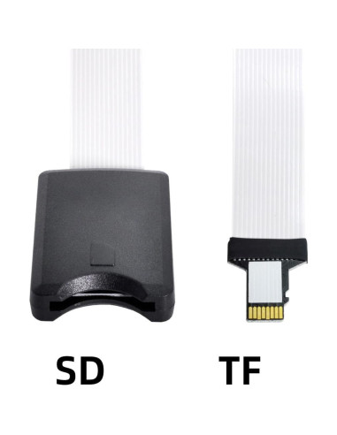 Cable Extensión Micro-SD TF Macho a Hembra 25cm cablecc