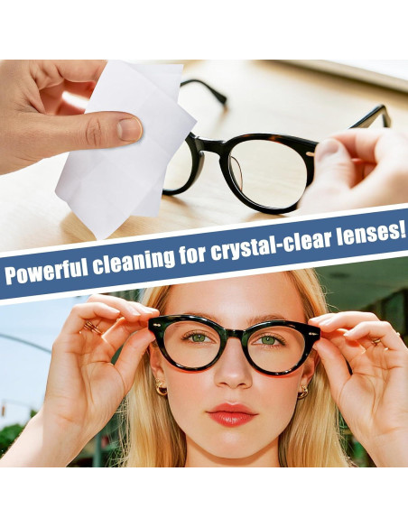 Toallitas Limpiadoras de Gafas Navona - 800 Piezas Prehumedecidas