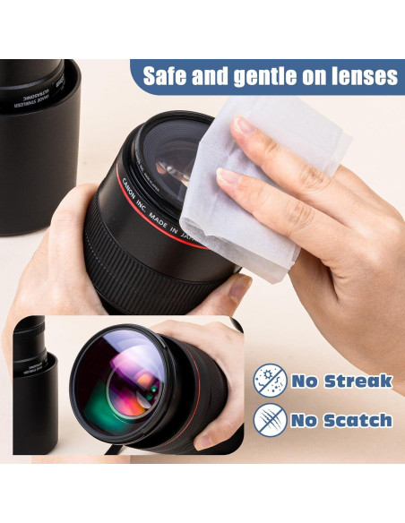 Toallitas Limpiadoras de Gafas Navona - 800 Piezas Prehumedecidas