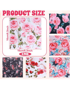 Paño de Microfibra YBEATY 6 Pcs para Limpiar Gafas 16x16cm 2